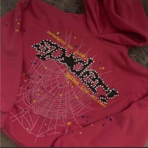 Pink Spider Worldwide Hoodie